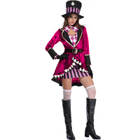 BAIGE S-XXL Alice femme magicien Performance COS Costume Halloween cirque magicien jeu de rôle scène Performance porter