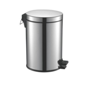 304 stainless steel standing waste bin with pedal