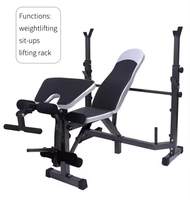 Support de barre de musculation, coussin de protection pour barre, collier de serrage, coussin de squat pour barre, banc de musculation multifonctionnel de haute qualité