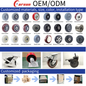 Hochleistungs-<span class=keywords><strong>8</strong></span>-Zoll-Industrie-Lenkräder Stahl-<span class=keywords><strong>Nylon</strong></span>-Kugellager Starre drehbare Stile Castor Lock-Ober platten rollen 6 Zoll - Product Image 6