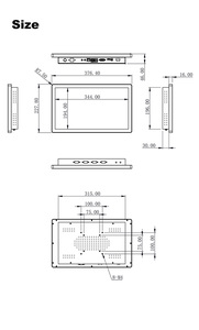 15.6 Inch Industrial Android Panel PC Waterproof Touch Screen Quad Core Intel 4GB RAM J1900 CPU Wall Mountable Rugged Stock - Product Image 6