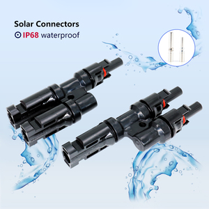 Connecteur solaire photovoltaïque en T 1 entrée <span class=keywords><strong>2</strong></span> sorties <span class=keywords><strong>MC</strong></span> Solar <span class=keywords><strong>2</strong></span> en 1 50A IP67 1000V/1500V pour panneau solaire - Product Image 2