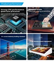 New 10.1inch Desktop Android POS Tablet Pc Touch Screen Rockchip Quad Octa Core Wi-Fi POE NFC RJ45 Business Office Hotel Kiosk