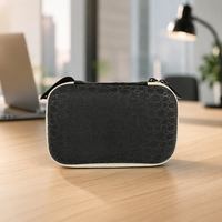 Étui rigide EVA pour câbles de chargeur portable, antichoc, étanche, avec fermeture éclair, pour voyage et rangement