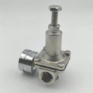 3/8-1/<span class=keywords><strong>2</strong></span> "Zoll vernickeltes druck reduzierendes <span class=keywords><strong>Pilot</strong></span> ventil mit Wasserfluss manometer - Product Image 3