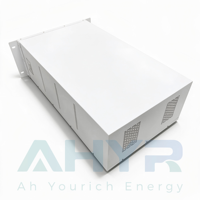 Batterie LiFePO4 haute tension 51,2 V 200 Ah montée sur rack, pack de 10,24 kWh (ou 10 kWh) pour stockage d'énergie C&I avec boîtier HV 200 A