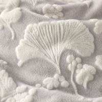 Couverture en polaire sherpa personnalisée, douce et chaude, en polyester jacquard, 100% fibre de polyester, couverture de lit pour la maison et l'hôtel