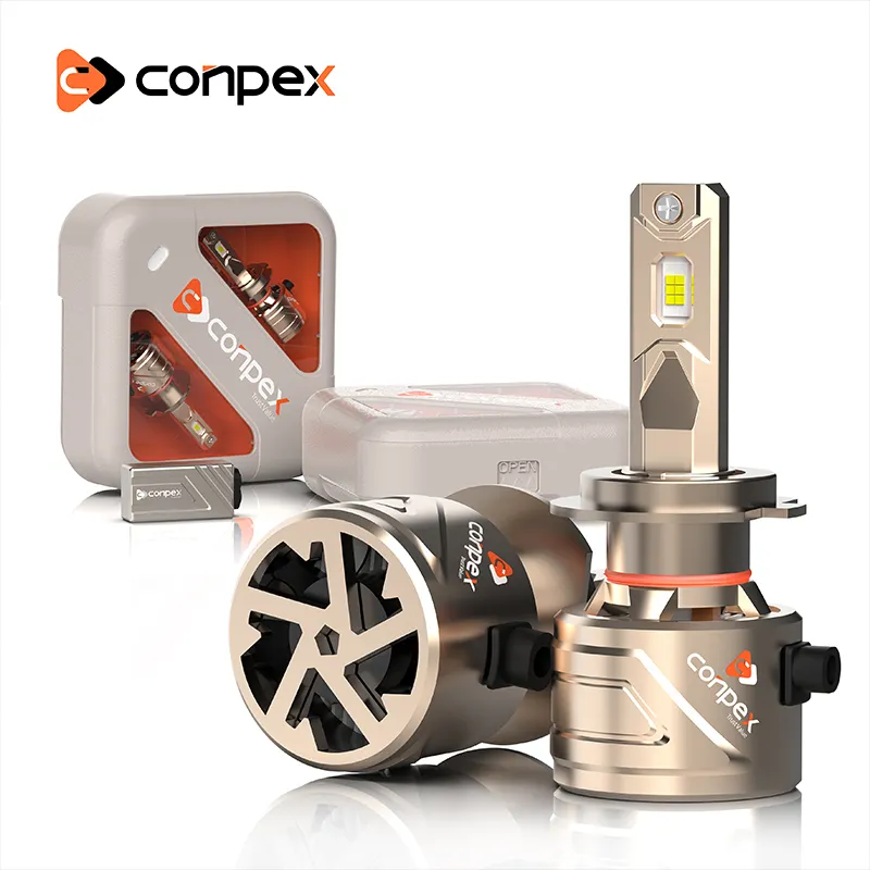 Conpex Led H11 120W 12000Lm 슈퍼 밝은 자동차 전구 9005 H7 램프 Canbus H13 H7 H4 Led 헤드 라이트 전구 자동차 헤드 라이트 주도