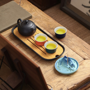 Coffret Cadeau Service à Thé Musée du Palais – Théière, Tasses et Plateau en Céramique – Style Chinois Classique – Souvenir Culturel pour Cadeaux d'Affaires - Product Image 2