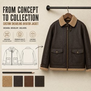 <span class=keywords><strong>Chaqueta</strong></span> de Cuero de Cordero con Cuello de Punto Personalizada para <span class=keywords><strong>Hombre</strong></span>, <span class=keywords><strong>Chaqueta</strong></span> Bomber de Cuero Personalizada de Moda Invernal - Product Image 1