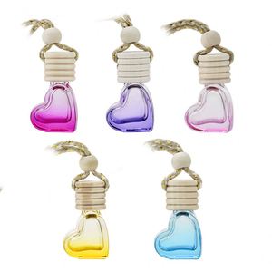 Hot Selling Custom Logo Screen Printed Eco-friendly <b>Car</b> Air Freshener 8ml 10ml Essential Oil Perfume <b>Bottle</b> Wood Hanging Cap - Product Image 2