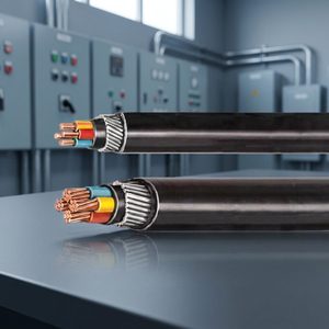 Câble électrique blindé à 4 conducteurs 0,6-1 kV, fil de cuivre toronné basse tension, câble d'alimentation souterrain à double bande d'acier - Product Image 6