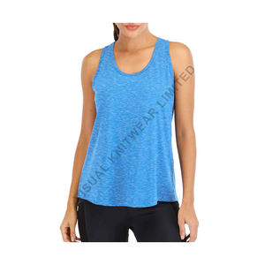 Camiseta sin mangas personalizable para mujer, tela ligera para uso diario, Yoga y eventos promocionales, camiseta sin mangas unisex transpirable - Product Image 1