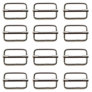 Iron Sliding <b>Buckle</b> 13-20mm Width Adjustable For Belts Bags Shoulder <b>Straps</b> - Product Image 4