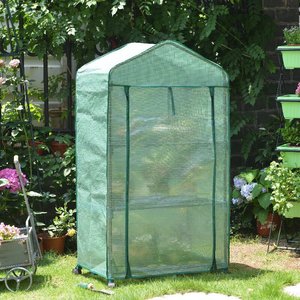 <span class=keywords><strong>Serre</strong></span> miniature à 3 couches en PE et tuyaux de fer, <span class=keywords><strong>pot</strong></span> de plante décoratif, <span class=keywords><strong>serre</strong></span> isolée et imperméable pour plantes succulentes, abri hivernal chaud - Product Image 2