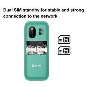 โทรศัพท์มือถือ MKTEL M2023 รุ่นธรรมดา หน้าจอ 1.77 นิ้ว แบตเตอรี่ 800mAh รองรับ 2 ซิม วิทยุ FM ไฟฉาย กล้อง 0.08 ล้านพิกเซล โทรศัพท์รุ่นใหม่สำหรับผู้สูงอายุ - Product Image 5