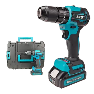 ATO A8024 utensili elettrici a batteria al litio accessori versatili Driver elettrico trapano a basso rumore Cordless