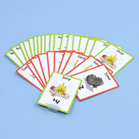 Jeu de cartes éducatives personnalisées pour enfants sur le thème des animaux, jeu de mémoire pour usage familial