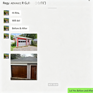 <span class=keywords><strong>Porte</strong></span> de garage en bois véritable de style ferme moderne, rustique, Tudor, Ranch, Carriage Stamp, pour usage résidentiel - Product Image 2