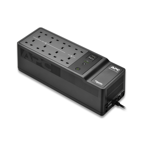 be850g2-uk <span class=keywords><strong>APC</strong></span> Back-UPS, 850VA/520W, Montaje en Suelo/Pared, 230V, 8 Salidas BS1363A, Puertos USB Tipo A+C, Batería Reemplazable por el Usuario - Product Image 1