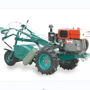 Tay đi bộ máy kéo 13HP 18HP 22hp DIESEL mini Máy móc nông nghiệp Kubota hai bánh xe máy kéo được sử dụng và điều kiện mới
