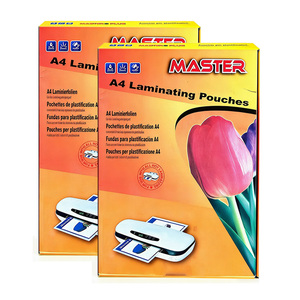 Pochettes de plastification A4 <span class=keywords><strong>A3</strong></span>, 100 feuilles, 125 microns, feuilles de plastification thermique transparentes pour toutes les plastifieuses à chaud - Product Image 2