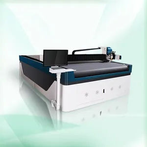 Automatic CNC Vibrating Knife Cutting Machine Textile/Cloth Circular Knife Cutting Machine High Precision