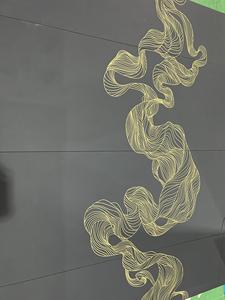 Moderne Geometrische Geborduurde Pvc-Wandpaneel Aanpasbaar Vuurvast Interieur Voor Slaapkamer Tv Achtergrond Vochtbestendig Huishouden - Product Image 5