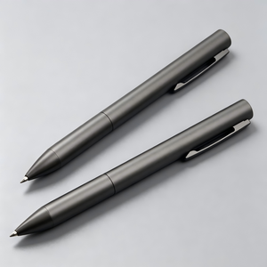 Penna a Sfera in Metallo Opaco Premium con Meccanismo a Torsione, Regalo Aziendale, Logo Personalizzabile, Punta 1.0mm, Inchiostro Nero/Blu per Scrittura Quotidiana e Uso in Ufficio - Product Image 2