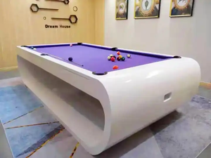 2025 China nuevo lanzamiento y mesa de billar de precio barato con tapa de pizarra y maderas sólidas y accesorios gratuitos - Product Image 3