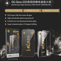 GSCASE 2024 Hot Selling 10 in 1 Packs 9H Protecteur d'écran en verre trempé pour iPhone 16 pro 15 14 13 12 11 Pro Max X XS XR