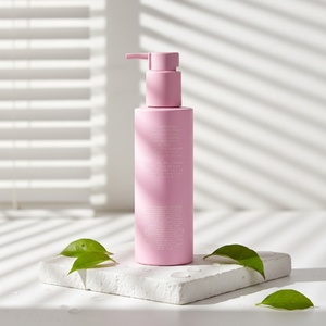 PET Shampoo <b>Bottle</b> Customized Logo Color Frosted Cylinder Shampoo Conditioner Lotion <b>Pump</b> <b>Bottle</b> 200ml 250ml 300ml <b>Bottle</b> - Product Image 5