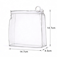 Sac à main cosmétique réutilisable en PVC transparent avec fermeture éclair, petit sac d'emballage cadeau haut de gamme, célèbre sur Internet, Yanzing