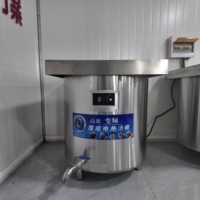 Chauffe-soupe électrique commercial en acier inoxydable 304, 50-678L |   Bouilloire à buffet avec robinet |   Température réglable |   Cuisine d'hôtel et de restaurant