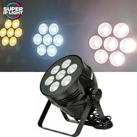 Projecteur LED COB 7x50W, blanc chaud, blanc froid, température de couleur réglable, DMX512, éclairage de surface pour scène, mariage, théâtre, spectacle