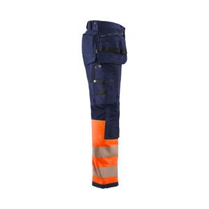 BLAKLADER - 199316428953C152 Pantalones elásticos de 4 vías Hi-Vis Azul marino/Naranja-EAN 7330509798829 ROPA DE TRABAJO DE LA HI-VIS - Product Image 5