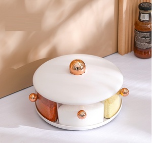 Especiero Giratorio de 360 Grados, Caja de Condimentos para el Hogar, Tarro para Glutamato Monosódico - Product Image 3