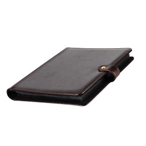 Marrone A4 Formato Morbido Della Copertura del Cuoio di 24 Pagine Menu <span class=keywords><strong>Album</strong></span> di Foto Con Il Tasto - Product Image 2