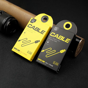 Customized packaging <b>box</b> for Cable Data <b>Recyclable</b> Paperboard Packaging <b>Box</b> for phone accessories - Product Image 2