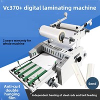 Plastifieuse semi-automatique électrique VC370 A3/A4 avec rouleaux chauffants en acier, largeur maximale 340 mm, double tension 110V/220V