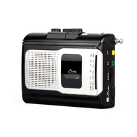 Odm Portable Amfm Radio Baladeur Magnétophone Lecteur de Cassettes Musicales Enregistreurs et Lecteurs de Cassettes Type c