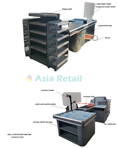 2025 Nouveau <span class=keywords><strong>comptoir</strong></span> de contrô<span class=keywords><strong>le</strong></span> de supermarché de conception pour la vente au détail - Product Image 3