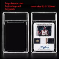 Étui de protection vide pour cartes de sport graduées, en acrylique Beckett Rainbow, avec soudure ultrasonique et pare-chocs, personnalisable