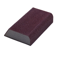 Éponge à poncer en gros, éponge brune, bloc de ponçage, oxyde d'aluminium, bloc de ponçage 100x70x25mm pour le polissage et le meulage