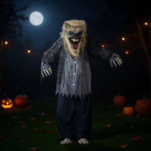 Decoración Inflable de Hombre Lobo para Jardín de Halloween, 6.9 pies, Elemento Decorativo de Plástico, Exhibición Festiva para Días Festivos - Product Image 2