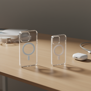 Custodia Magnetica DAM Trasparente per iPhone 14 Pro Compatibile con Colori - Product Image 2