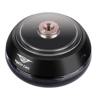 Diffuseur de parfum automatique de luxe pour voiture, alimenté par énergie solaire, en métal, avec capteur de vibration, garantie de 3 ans