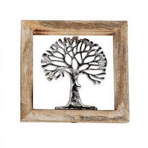 Sculpture d'Arbre en Aluminium Sculpté à la Main Célébre le Renouvellement l'Équilibre la Beauté Durable dans les Espaces de Vie Modernes avec un Design Art Déco - Product Image 1