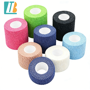 Light Elastic EAB Bandage Custom Printed Logo Available for Brand Promotion Elastic Adhesive Wrap for Sports Team & Clinic Needs