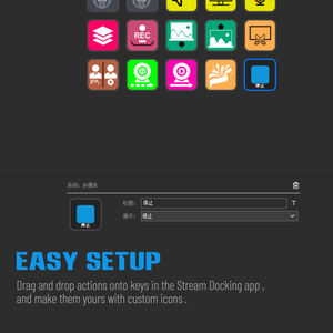 Panel de Control de Transmisión HSV293S | 15 teclas visuales y pantalla de monitoreo lateral | <span class=keywords><strong>Software</strong></span> y escena personalizable - Product Image 3